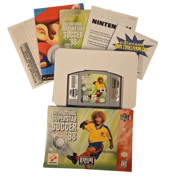 International Superstar Soccer 98 Nintendo 64 N64 Complete In Box Ex Rental - Picture 12 of 15
